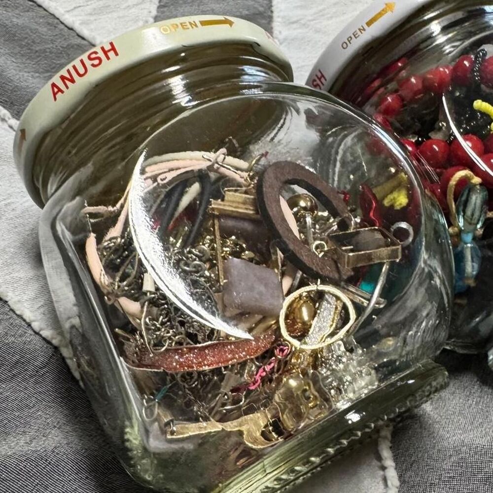 jewelry jar of sleek chic jewelry